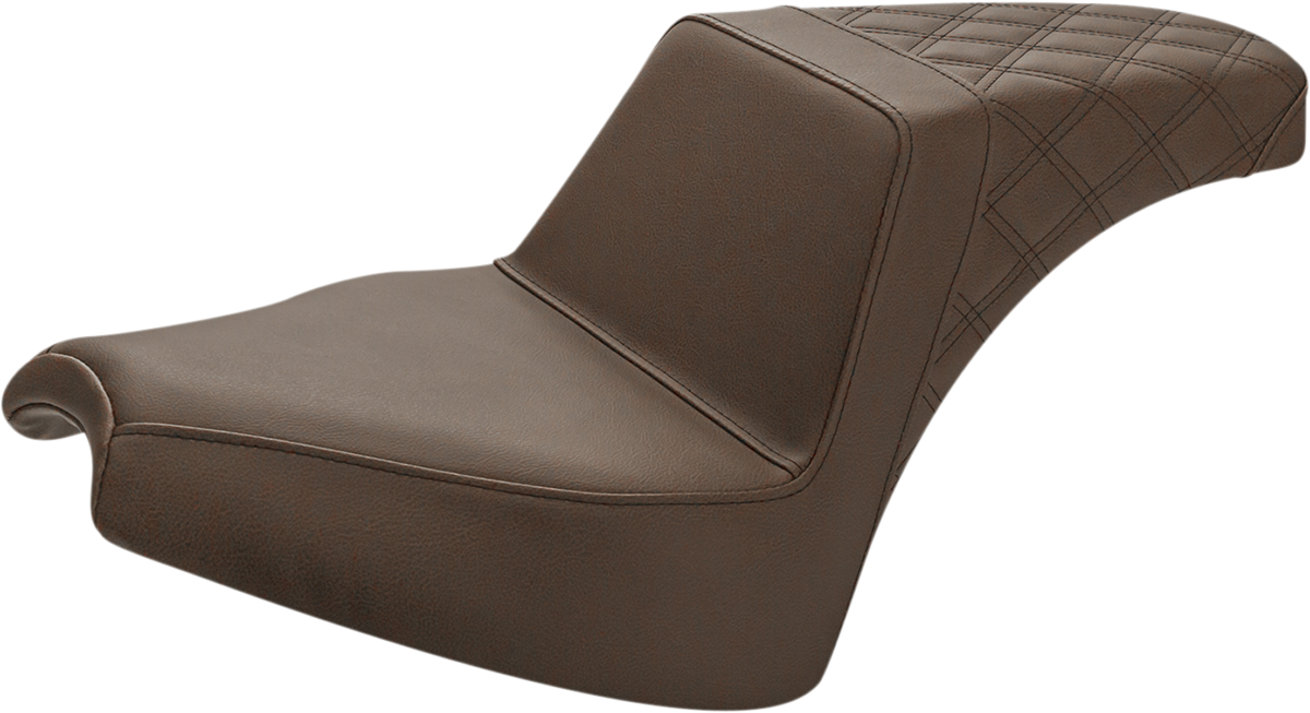 SADDLEMEN 2022-2024 Indian® Chief, Chief Dark Horse Brown Step-Up™ with Rear LS Seat