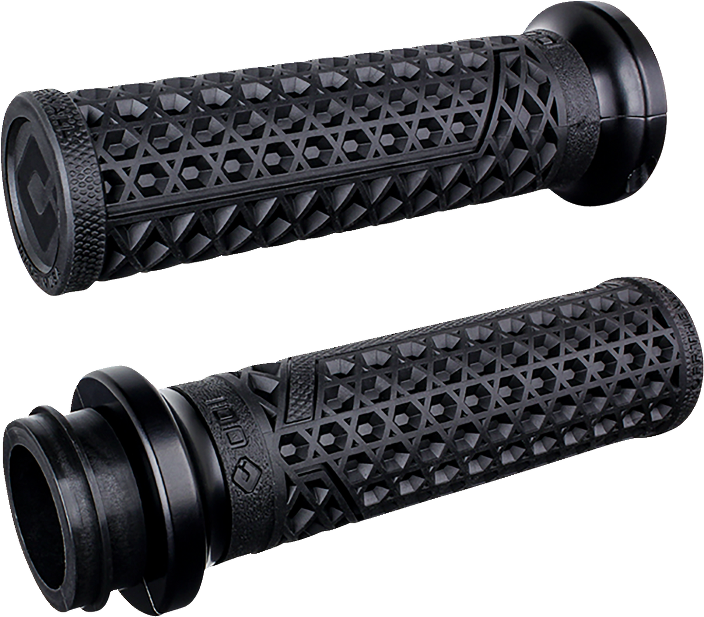 ODI Vans V-Twin Lock-On Grips - Black/Black