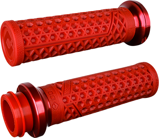 ODI Vans V-Twin Lock-On Grips - Red/Red