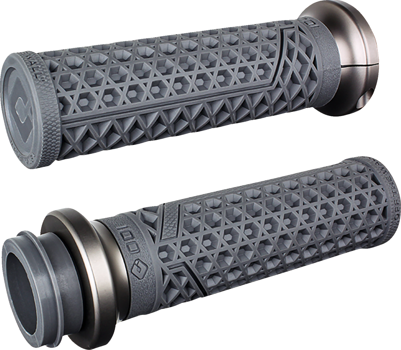 ODI Vans V-Twin Lock-On Grips - Graphite/Gunmetal