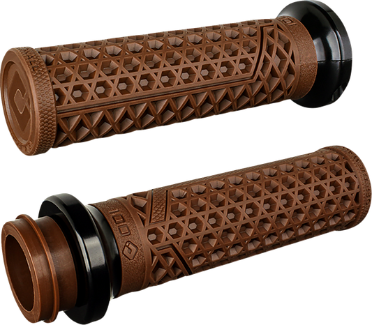 ODI Vans Lock On Grips For Indian 2018-2025 - Brown/Black