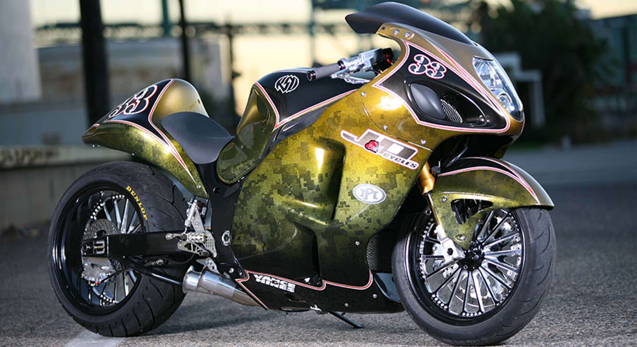 Green Camo Busa