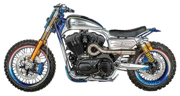 Miller Time Sportster Scrambler