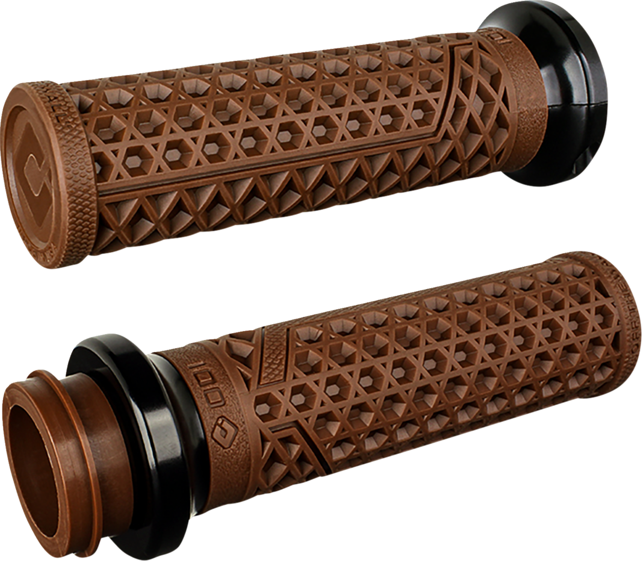 ODI Vans Cable Grips - Brown/Black