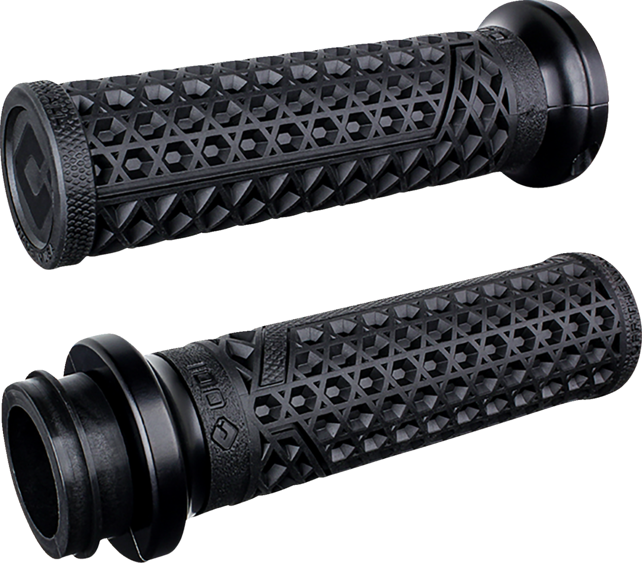 ODI Vans Lock On Grips For Indian 2018-2025 - Black/Black