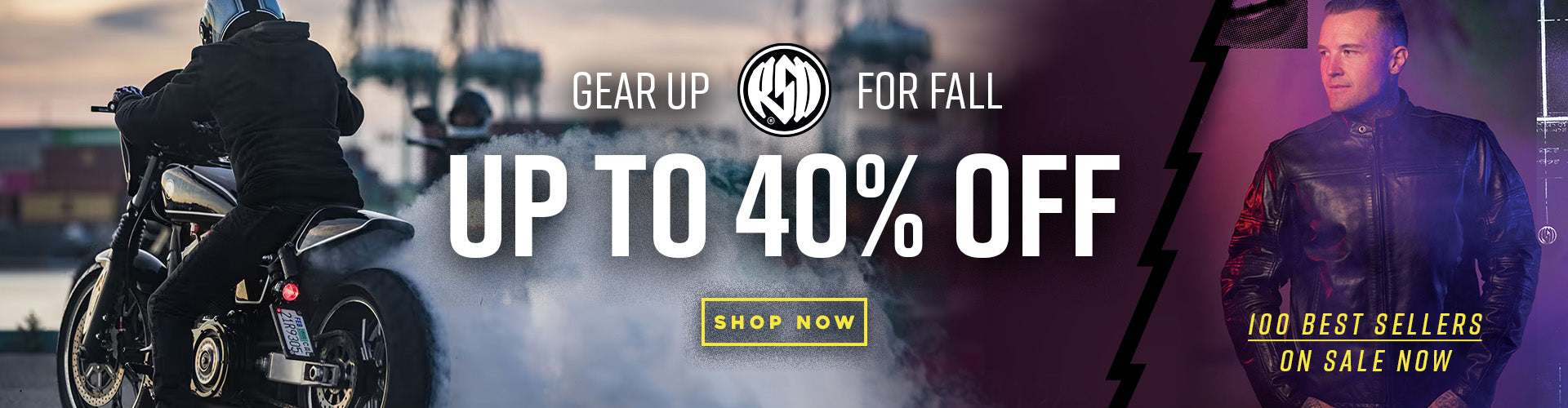 Gear up for fall 40% Off Sale