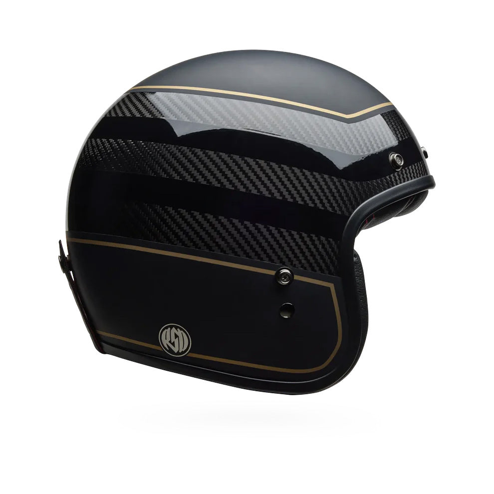bell custom 500 helmet solids Solid White Open Face with genuine stitched leather interior thats wrapped in a carbon composite shell Bell Custom 500 Open Face
