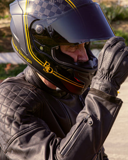 clash waterproof jacket on biker