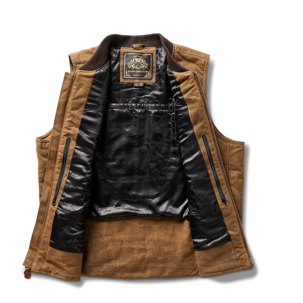 Ringo Waxed Canvas Vest – Roland Sands Design