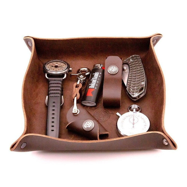 Go Ride Leather Valet Tray