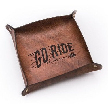 Go Ride Leather Valet Tray