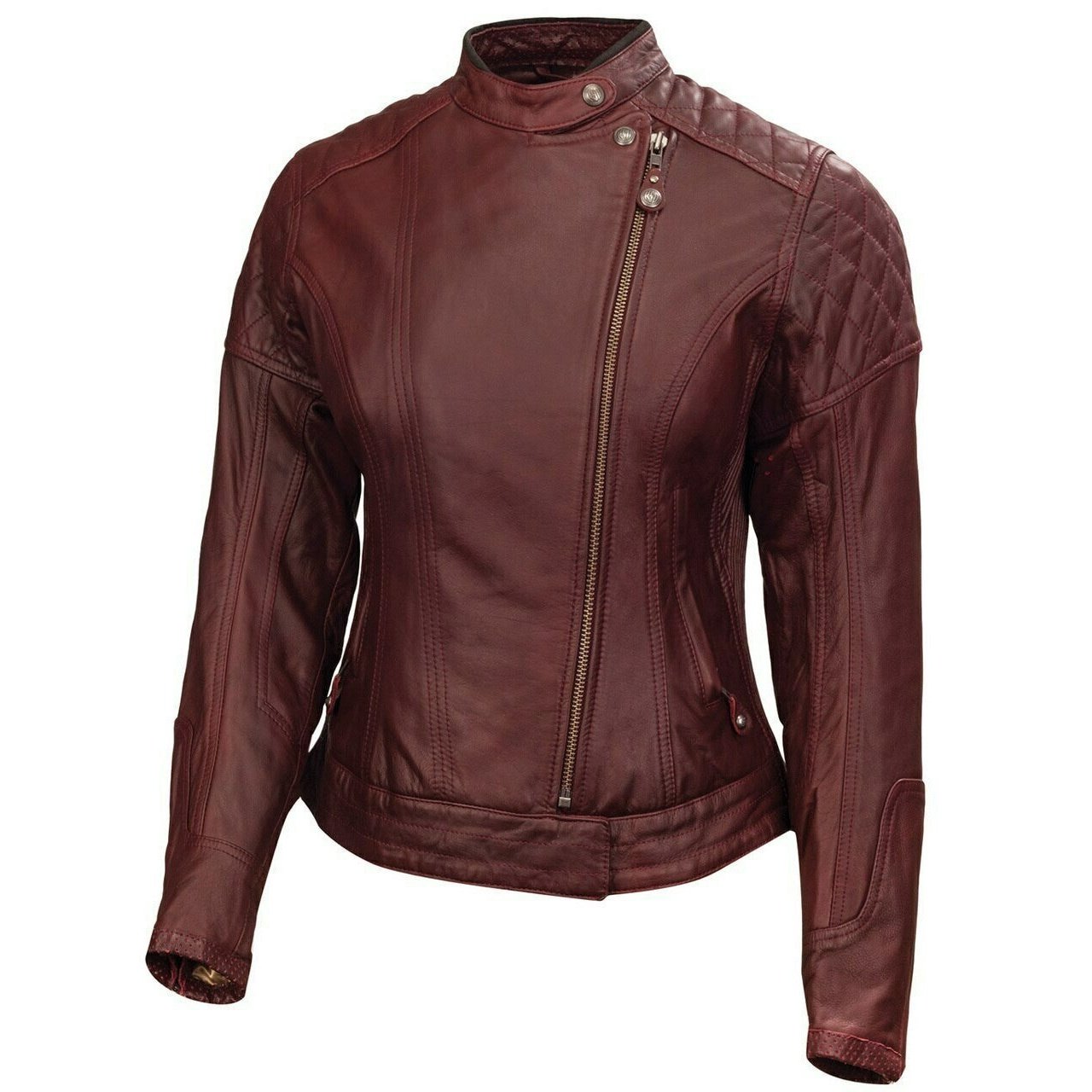 Pamela Ladies Black Vintage Leather Jacket | CLJ