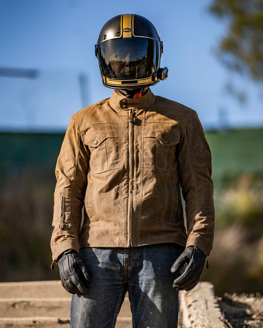 Tracker jacket on Biker