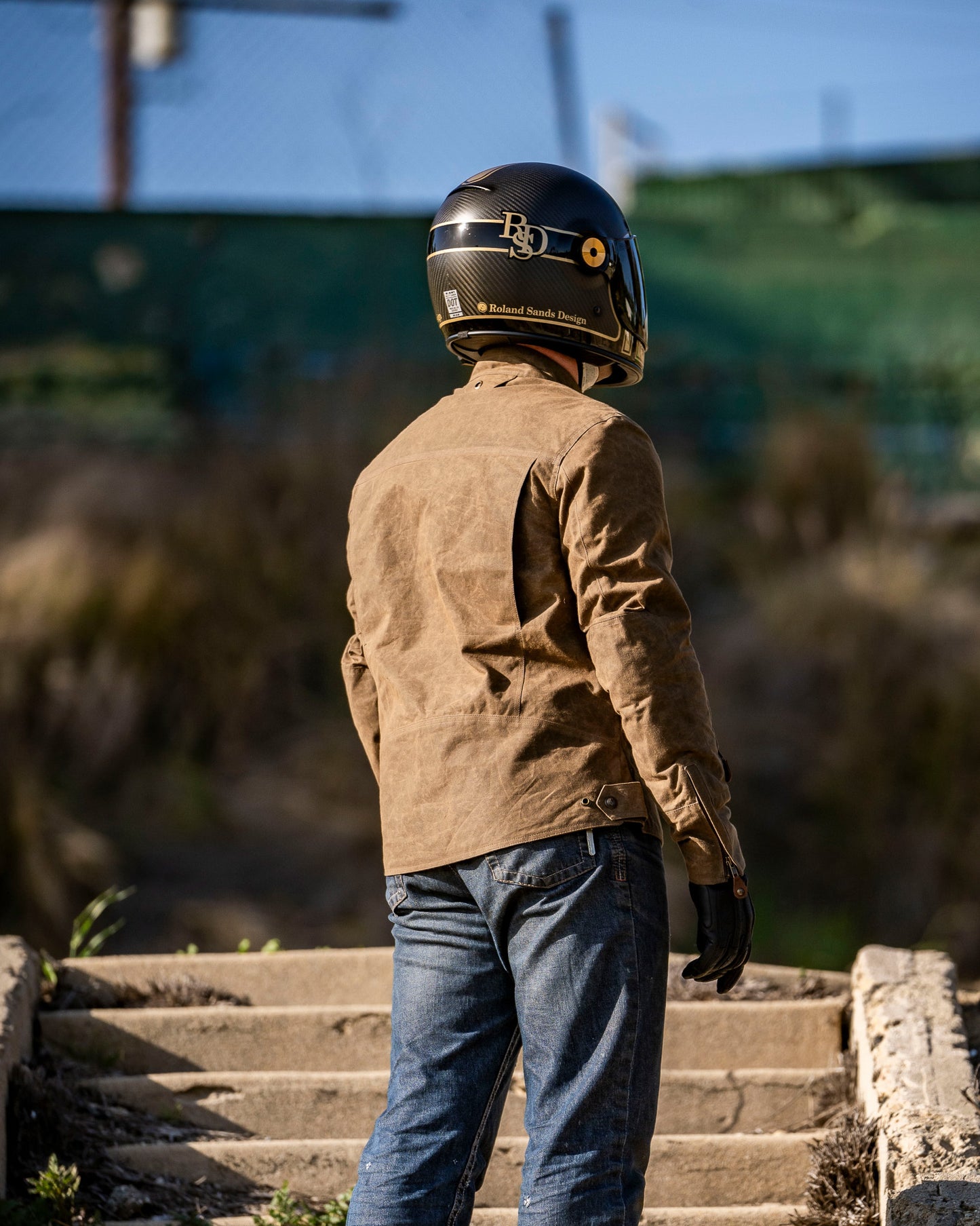 Tracker jacket on Biker
