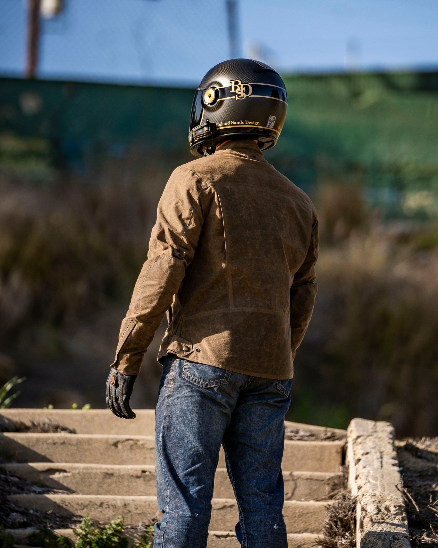 Tracker jacket on Biker