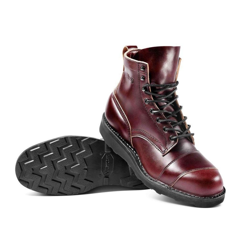 Oxblood steel toe boots best sale